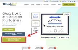 SimpleCert Certificate Access