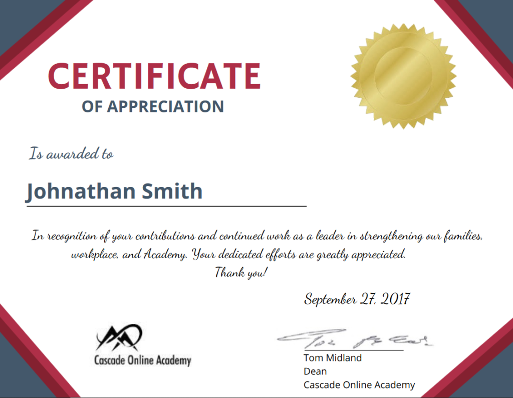 Certificate Sample. Digital Certificate. Certificate Design ideas.