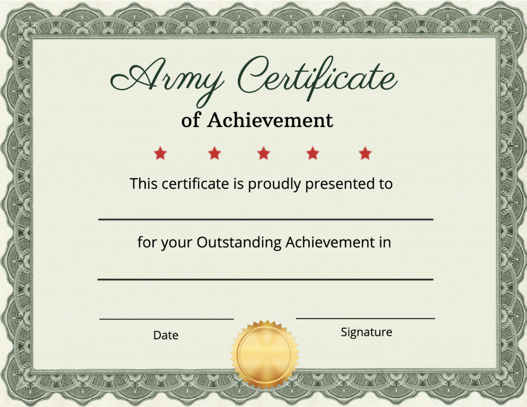 army-certificate-of-training-template