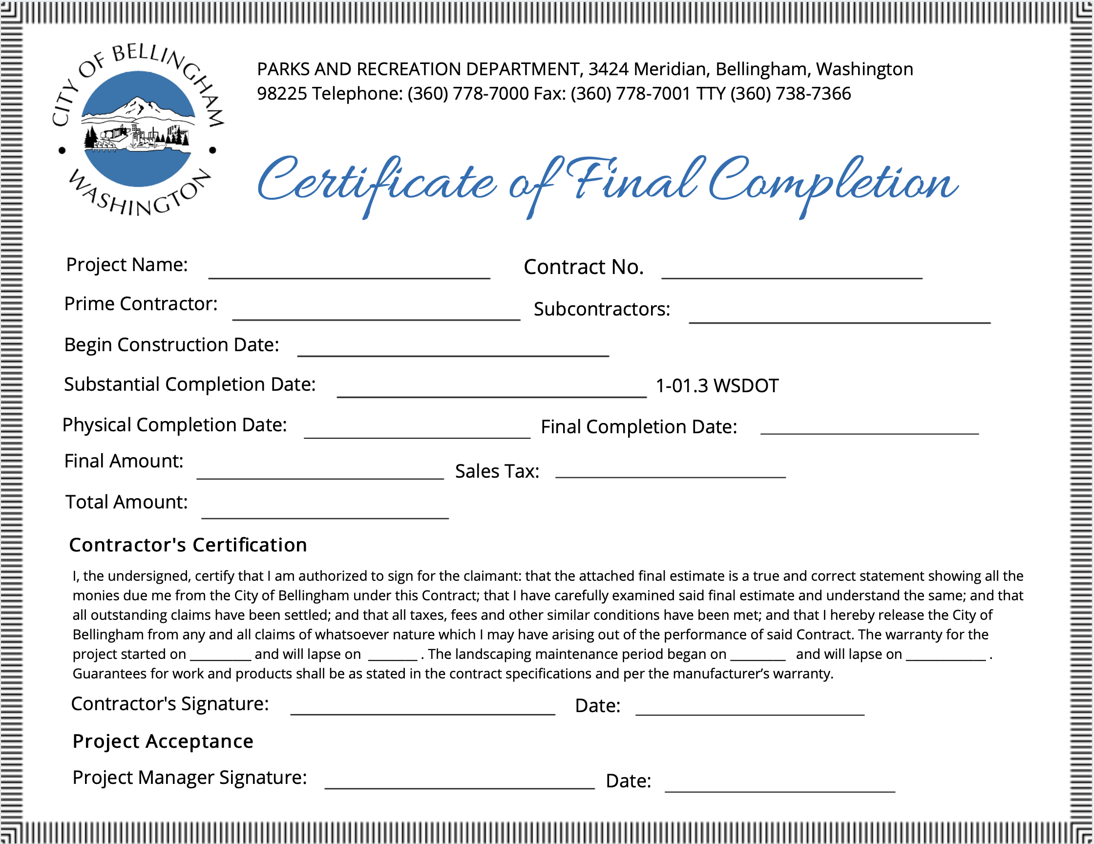 Certificate Examples SimpleCert